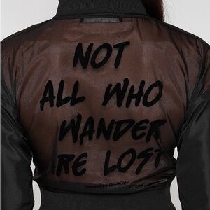 Mesh Logo Bomber Jacket